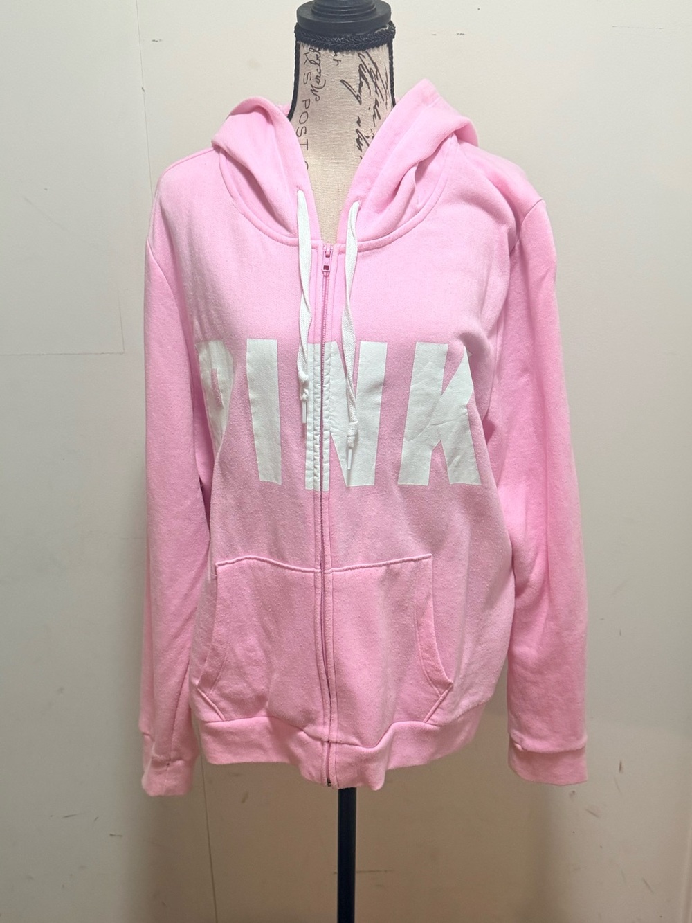 Victoria's Secret PINK Light Pink Zip-Up Hoodie